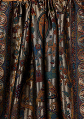 Pashmina Zari Jamawar Shawl D#18 - M Black