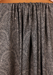 Pashmina Embroidered Jaaldar Shawl D#08 - Black