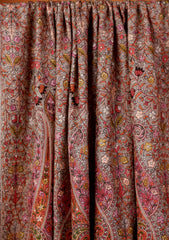 Pashmina Embroidered Jaaldar Shawl D#01 - Skin 1