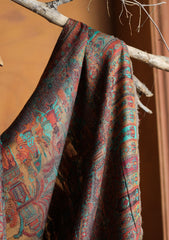 Pashmina Jamawar Shawl D#115 - Brown