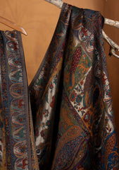 Pashmina Zari Jamawar Shawl D#18 - M Black