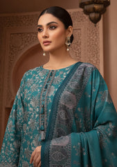 Winter - Riwaj - Printed Marina - 3 Pcs - Wool Shawl 25 - D#03