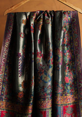 Pashmina Zari Jamawar Shawl D#46 - D Green