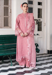 Lawn - Cross Stitch - Eid Unstitched 25 - ROUGE TAN