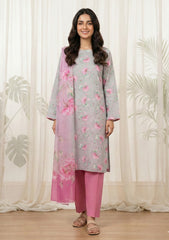 Lawn - Rubaaiyat - Digital Printed 26 - 2 By 2 - D#15 - L Grey