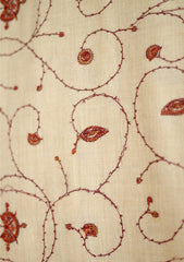 Pashmina Wool Kashmiri Shawl D - 08 - Skin