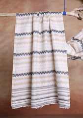 Pashmina Jamawar Scarf D#116 - Fawn