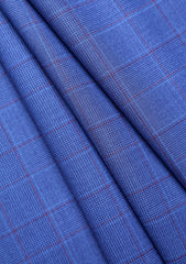 Drago Biella Fine Super 130's Wool Fabric - F Blue