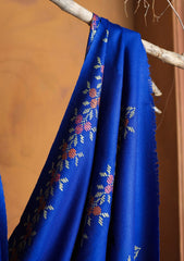 Pashmina Kashmiri Needle Work Shawl D#08 - R Blue