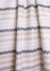 Pashmina Jamawar Scarf D#116 - Fawn