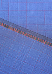 Drago Biella Fine Super 130's Wool Fabric - F Blue