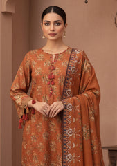 Winter - Riwaj - Printed Marina - 3 Pcs - Wool Shawl 25 - D#20