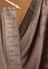 Pashmina Zari Jamawar Shawl D#121 - Brown