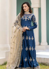 Formal Collection - Meem - Cotton Sateen - Handwork - MCS#3 - Blue Prism