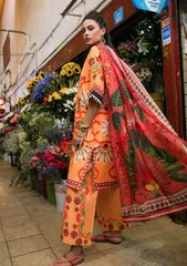 Lawn - Mushq - Hemline - La Dolce - Prints Vol-2 - HUN25#9B - DOVES OF GARDEN