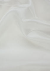 Formals - Fancy Closet - China Silk Plain - Unstitched Fabric - White