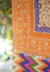 Pashmina Kaani Work Shawl D - 06 - Multi