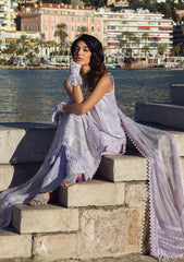 Lawn - Ansab Jahangir - Zoha - Luxury 25 - AJ-LL-25-12 - French Lavender