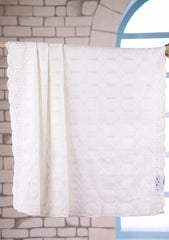 Embroidered Lawn Summer Shawl D#38 - White