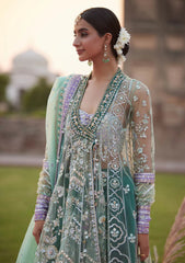 Formals - Zaha - Gossamer - Unstitched Wedding - Festive 25 - ZC#03 - ZARQAH-E-PISTACHIO