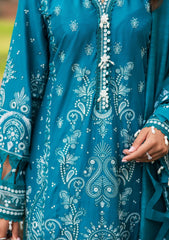Lawn - Paras By Pasha - Bloom & Beyond - Eid 25 - Sapphire Bloom