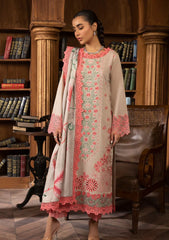 Winter Collection - Rang Rasiya - Carnation Khaddar Shawl - Hannah - D#01