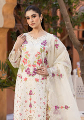 Pret - Afiay - Signature Luxury Lawn - Ivory Blossom