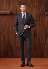 Dormeuil La Croisette Cashmere & Silk Fabric - C Black