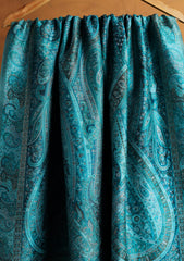 Pashmina Zari Jamawar Shawl D#69 - D Ferozi