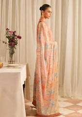 Lawn - Sahar - Jacquard Embroidered - FL-V1-S25-03 - Peach Blossom