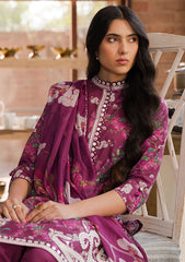 Lawn Collection - Cross Stitch - Eid Lawn - CEL24#17 - IRIS MAUVE