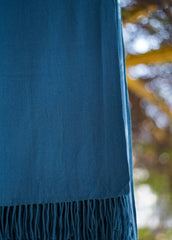 Plain Wool Shawl D - 17 - D Zink