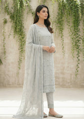 Formals - Riwaj - Fancy Bamber Chiffon - 2 Pcs Suit - CBD#06 - Grey