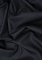 Scabal Sunrise Super 200's Silk & Wool Fabric - Black