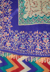 Pashmina Kaani Work Shawl D - 08 - Multi