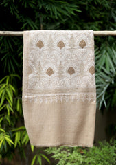 Pashmina Ari Work Scarf D - 01 - L Brown
