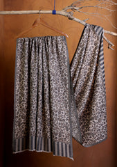 Pashmina Jamawar Ari Work Shawl D#05 - B Skin