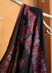 Pashmina Jamawar Shawl D#157 - Black