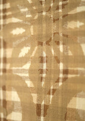 Wool Jamawar Shawl D - 06 - Brown
