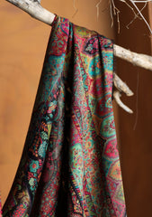 Pashmina Zari Jamawar Shawl D#61 - Black