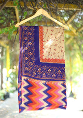Pashmina Kaani Work Shawl D - 09 - Multi
