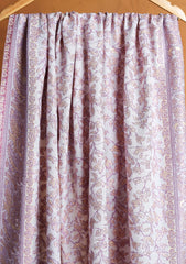 Pashmina Jamawar Shawl D#110 - Off White