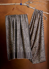 Pashmina Jamawar Ari Work Shawl D#05 - S Black 1