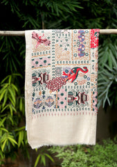 Pashmina Ari Work Scarf D - 21 - L Brown