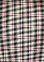Holland & Sherry Selvage Check Wool Fabric - P Fawn