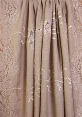 Pashmina Chantilly Patch Work Shawl D#05 - Skin