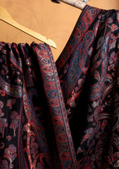 Pashmina Zari Jamawar Shawl D#16 - Black