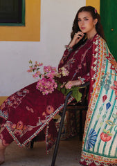 Lawn - Farah Talib Aziz - Luxury Unstitched 26 - FTA#02 - Sofia Scarlet