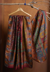 Silk Zari Jamawar Shawl D#39 - Multi