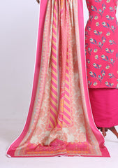 Winter - Rubaaiyat - D Prints - Marina 26 - Wool Shawl - RPM#10 - SH Pink